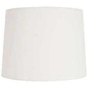 Abat-jour coton blanc 30, cm. | Dimmable | Haute luminosité
