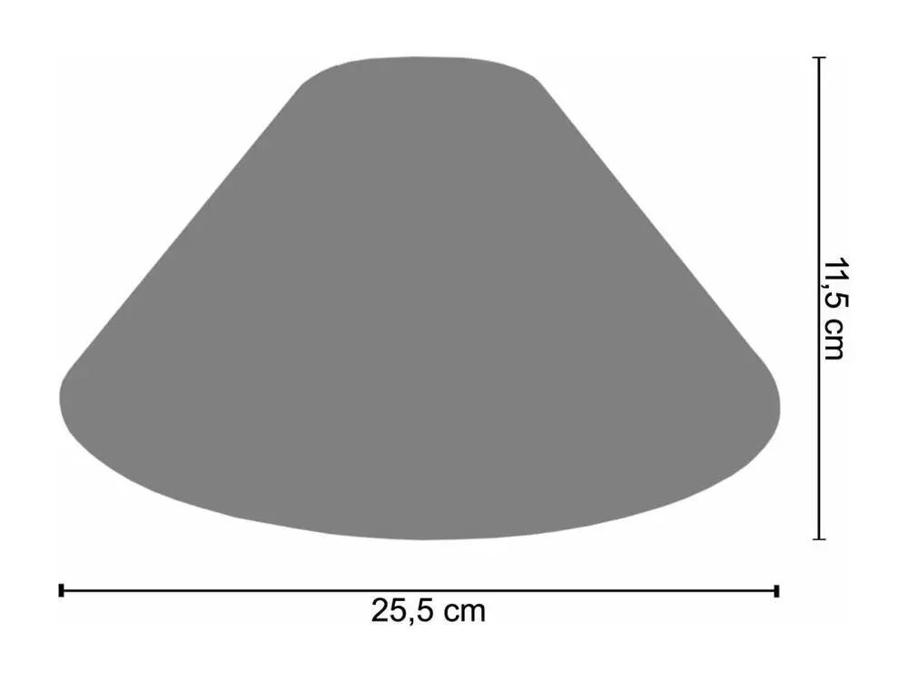Abat-jour métal aluminium 11,5 cm. avec Abat-Jour Inclus