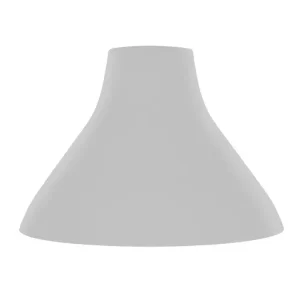 Abat-jour métal gris 19,5 cm. - Certifié CE