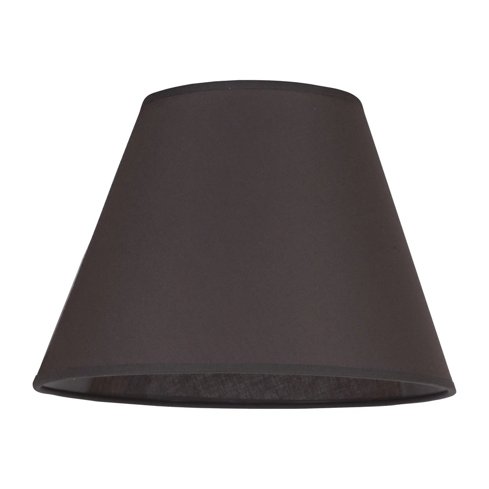 Abat-jour Réduit Romance lampadaire, brun terre avec ampoule LED incluse