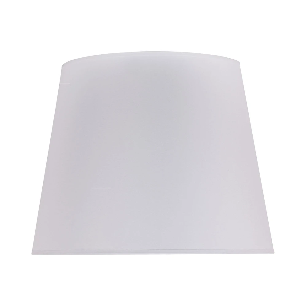 Abat-jour Traditionnel L pour lampadaires, blanc pour salon et chambre