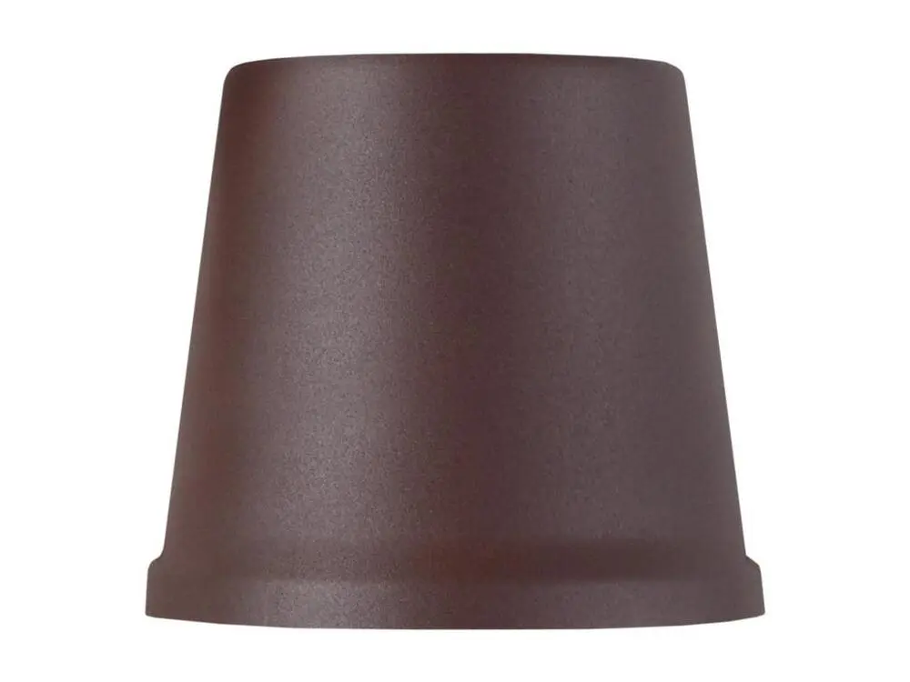 Design Contemporain Abat-jour alliage noir 14 cm.