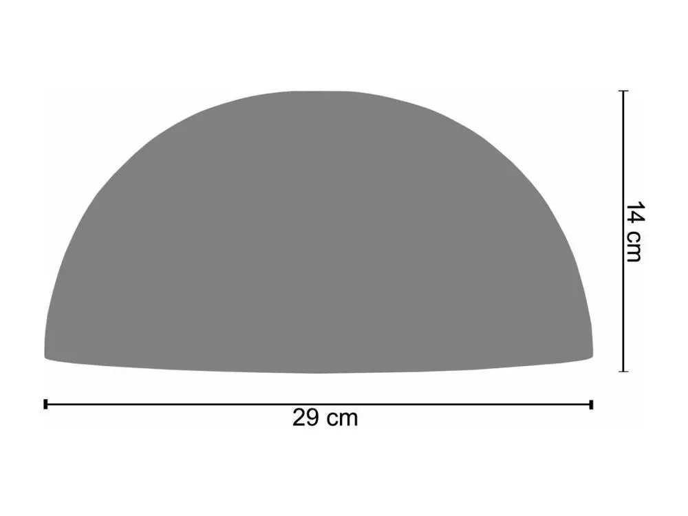 Haute Qualité Abat-jour métal, noir 14 cm.
