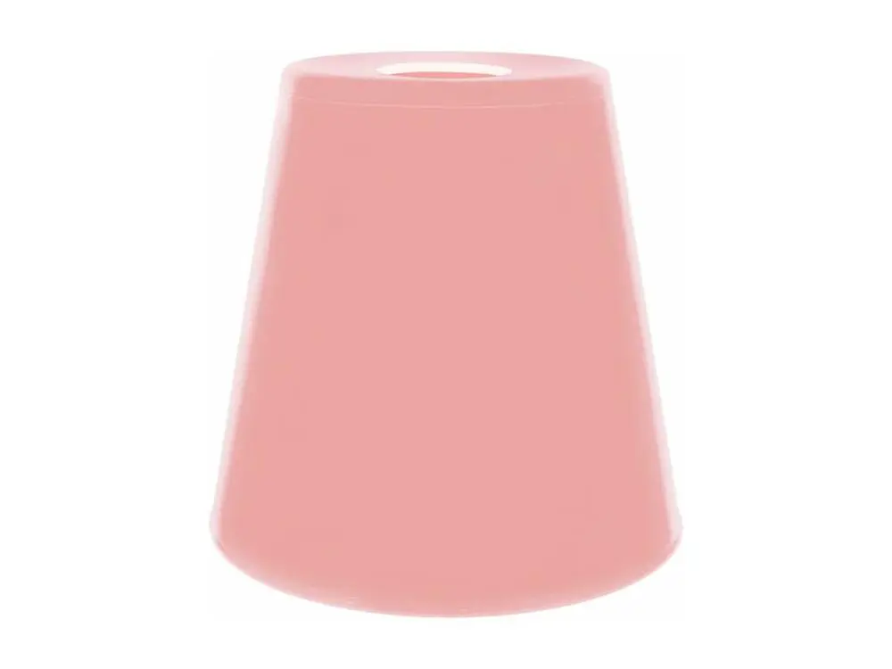 Haute Qualité Abat-jour verre rose 25 cm.