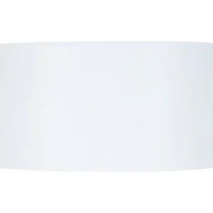 Lampe à poser CYLINDRIQUE 45 - Abat-jour cylindrique tissu blanc