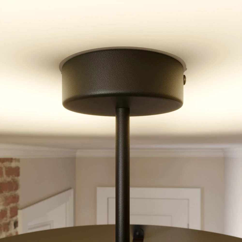 Plafonnier Modul Frez Abat-jour exemple Ø39cm noir pour décoration intérieure