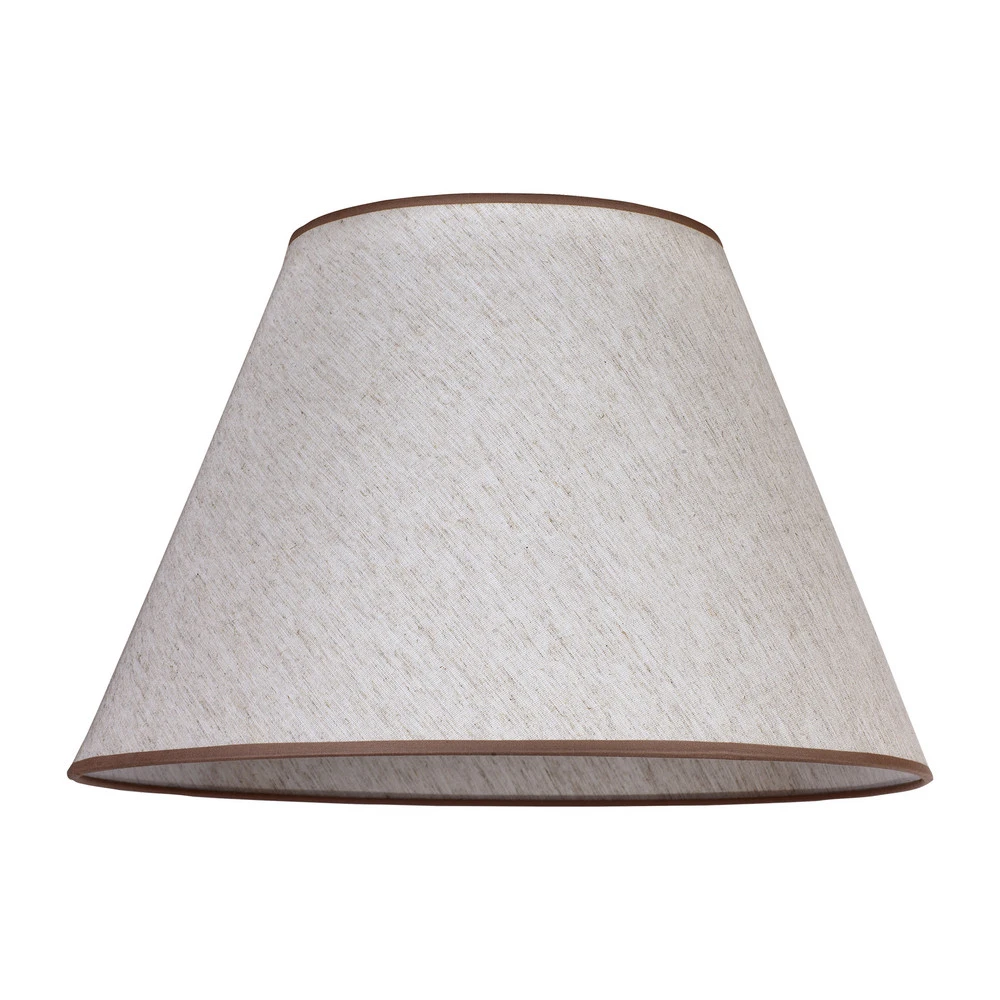 Socle en bois massif Abat-jour Pseudosofia lampadaire, écru/beige