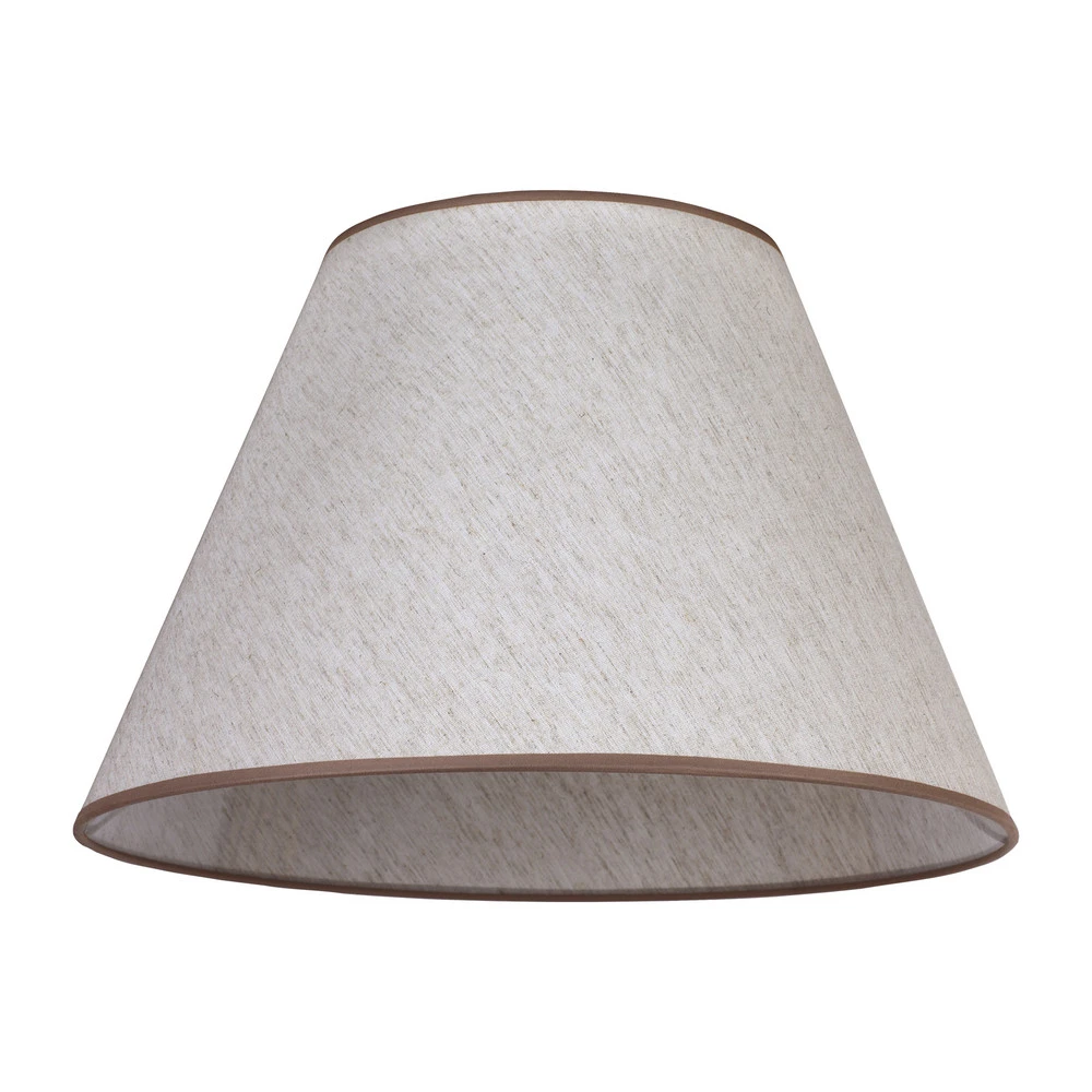 Socle en bois massif Abat-jour Pseudosofia lampadaire, écru/beige