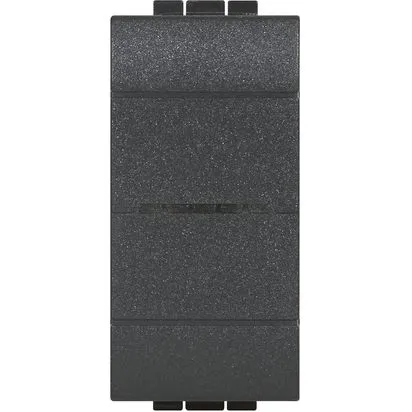 DEVIATORE CONNESSO PER CONTROLLO LUCI DA REMOTO TRAMITE APP MAX250W 1M ANTRACITE LIVING LIGHT BTICINO L4003C