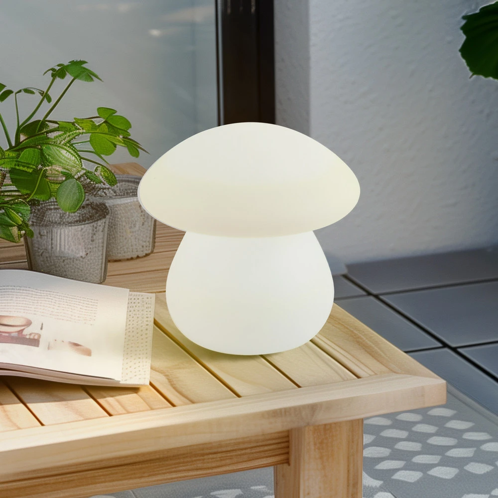 Lindby Lampe d'extérieur LED sur batterie Vernate, RGBW, blanc, intensité