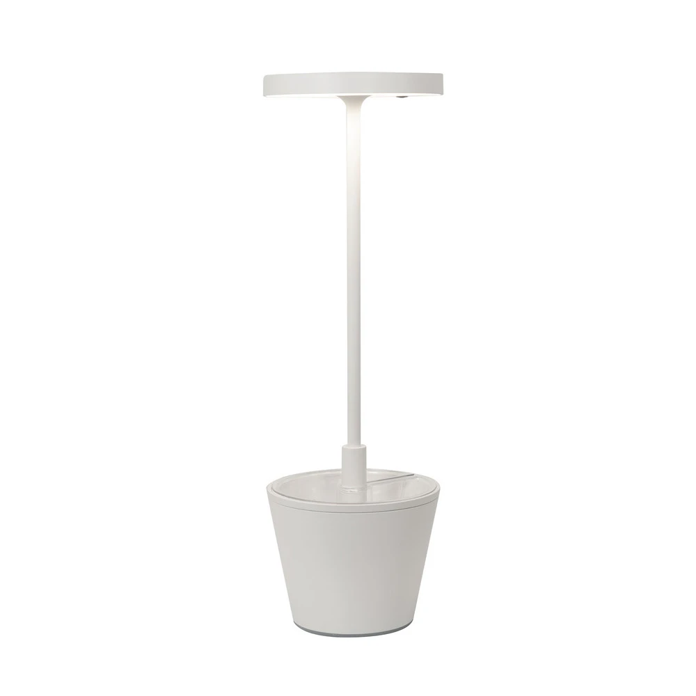 Zafferano Poldina Reverso lampe batterie blanc