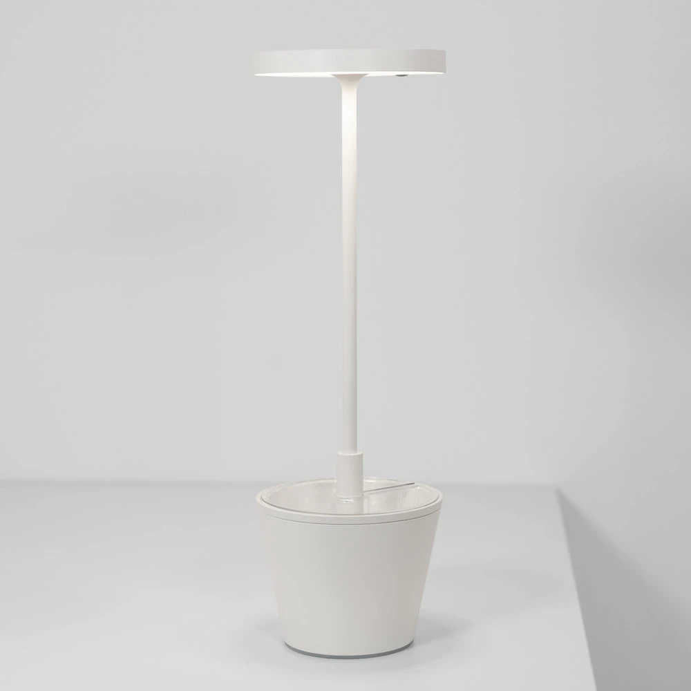 Zafferano Poldina Reverso lampe batterie blanc