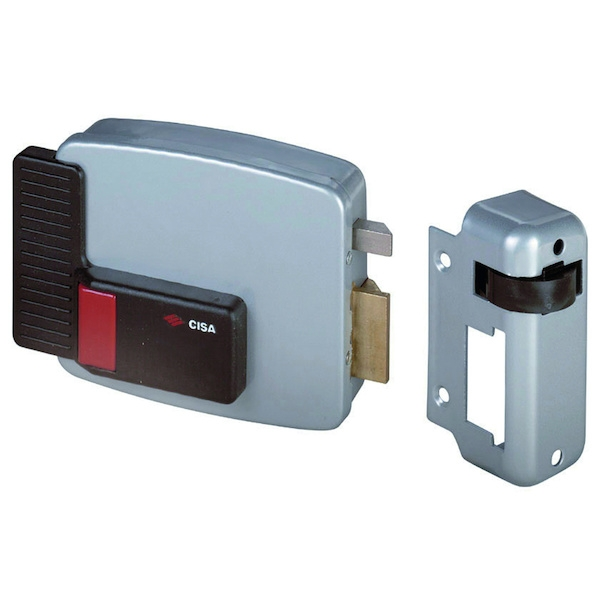 Serrure électrique en applique 1161161 CISA - longueur : 50 mm - droite - NORMBAU