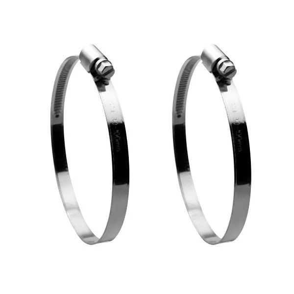 Offgridtec colliers de serrage professionnels 80mm - 100mm plage de serrage antirouille V2 acier inoxydable DIN3017 bande...