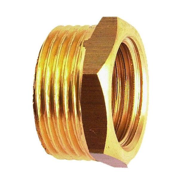 Bague de diminution laiton mâle femelle réduite - Diamètre Mâle : 1"1/2 - Diamètre Femelle : 1"1/4 - Avec butée...
