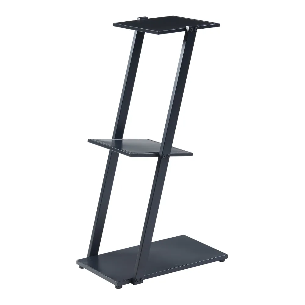 Antirouille Galvanisé Étagère design intemporel salon chambre meuble de rangement autoportante à 3 niveaux métal 72 x 40 x...