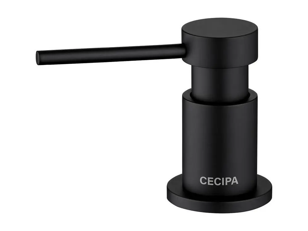 Cecipa MAX Distributeur de Savon de Cuisine avec Récipient de 300ML + Tuyau d'extension en Silicone de 1,25M - Distri...