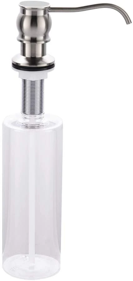 Laiton solide APPASO bâti dans le distributeur de savon évier 17 onces de nickel brossé SD003BN