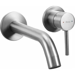 ROBINET DE LAVABO ENCASTRÉ REA OWEN BRUSH NICKEL + BOX