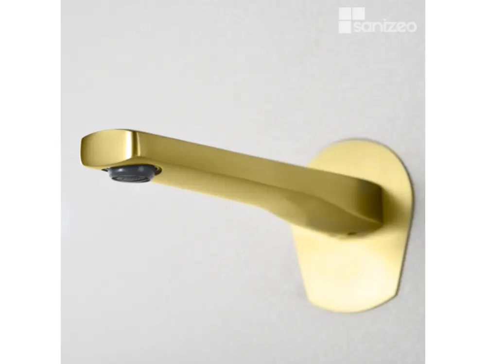 Robinet Mitigeur de Lavabo Encastré anti-calcaire Or Brossé IMEX Sanizéo DELOS GLD055/OC