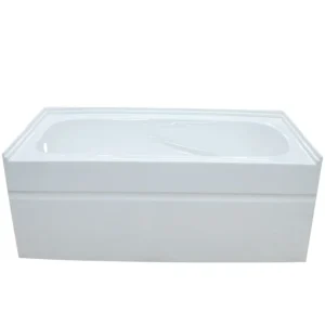 Baignoire en alcôve avec drain à gauche 60x30x20,5 po 3 murs