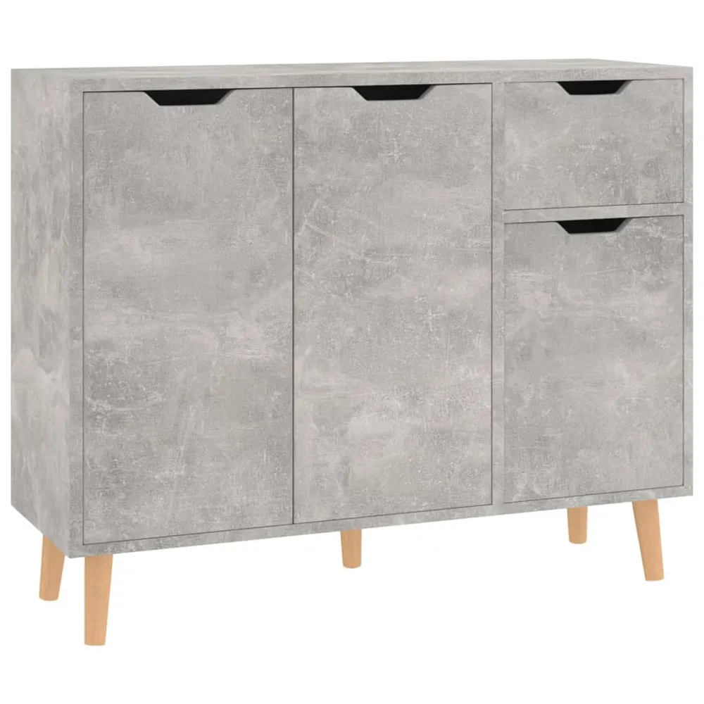 Buffet bahut commode armoire meuble de rangement organisateur cuisine salle de séjour salon 90 x 30 x 72 cm bois d'ingénie...