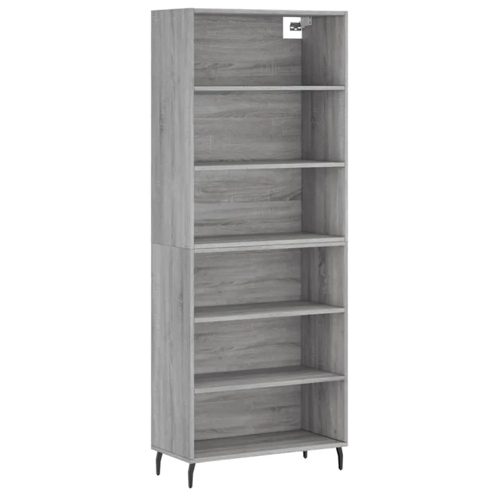 Buffet bahut commode armoire meuble de rangement organisateur cuisine salle de séjour salon sonoma 69,5 x 32,5 x 180 cm bo...