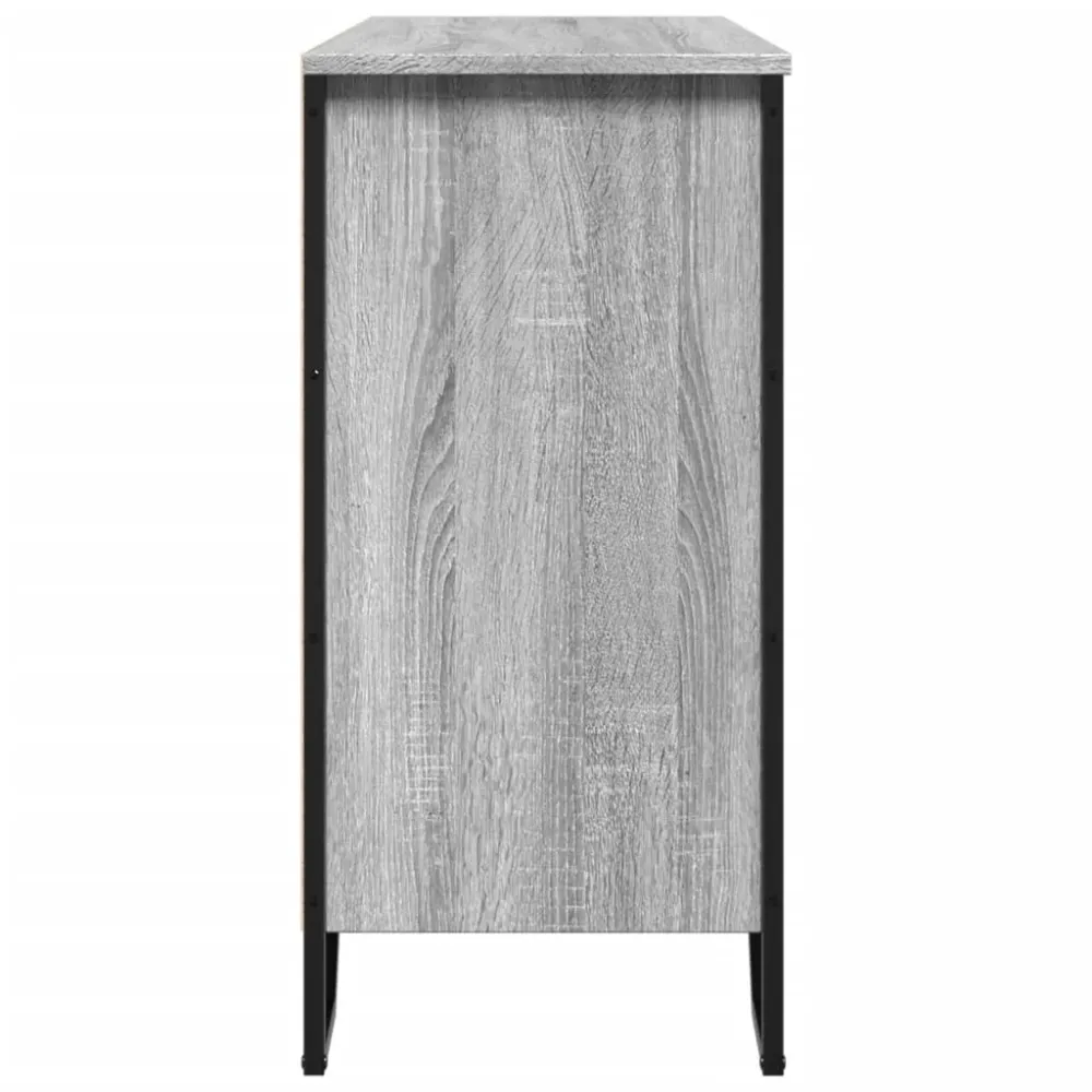Buffet bahut commode armoire meuble de rangement organisateur cuisine salle de séjour salonsonoma 101 x 35,5 x 74,5 cm boi...