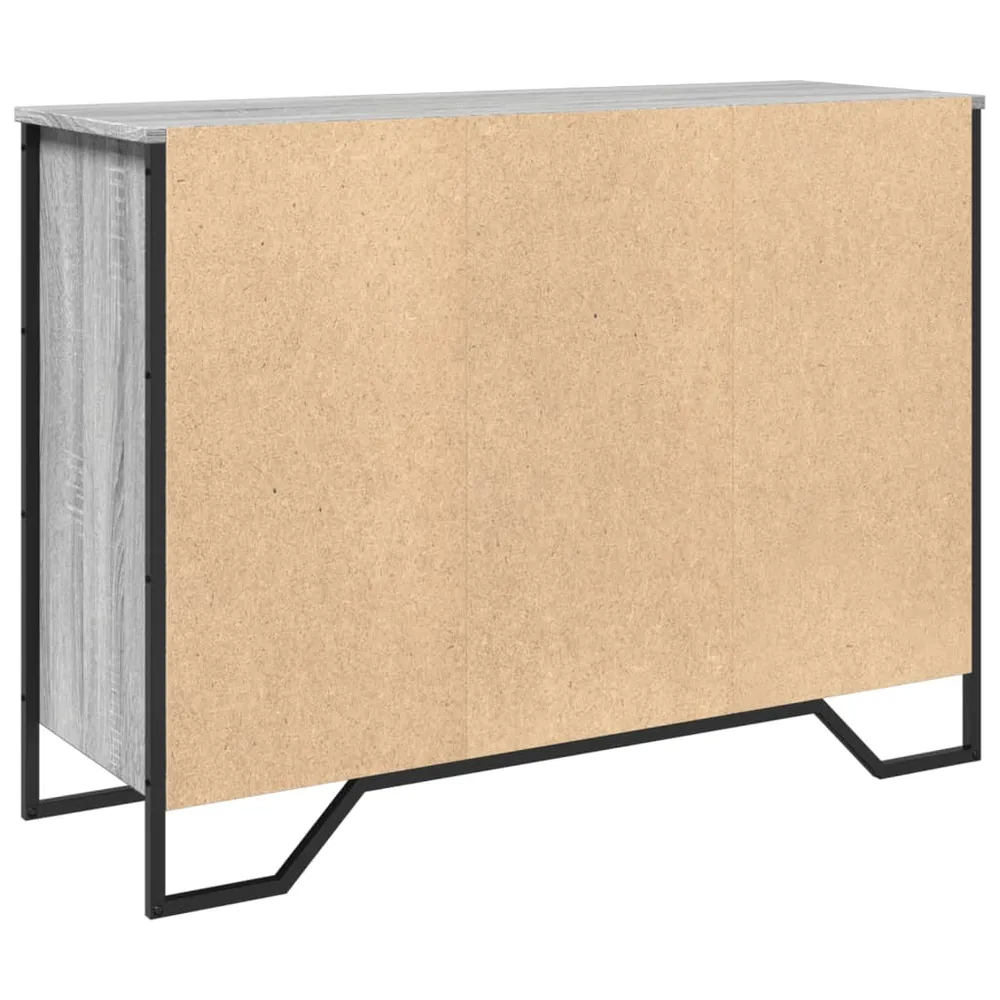 Buffet bahut commode armoire meuble de rangement organisateur cuisine salle de séjour salonsonoma 101 x 35,5 x 74,5 cm boi...