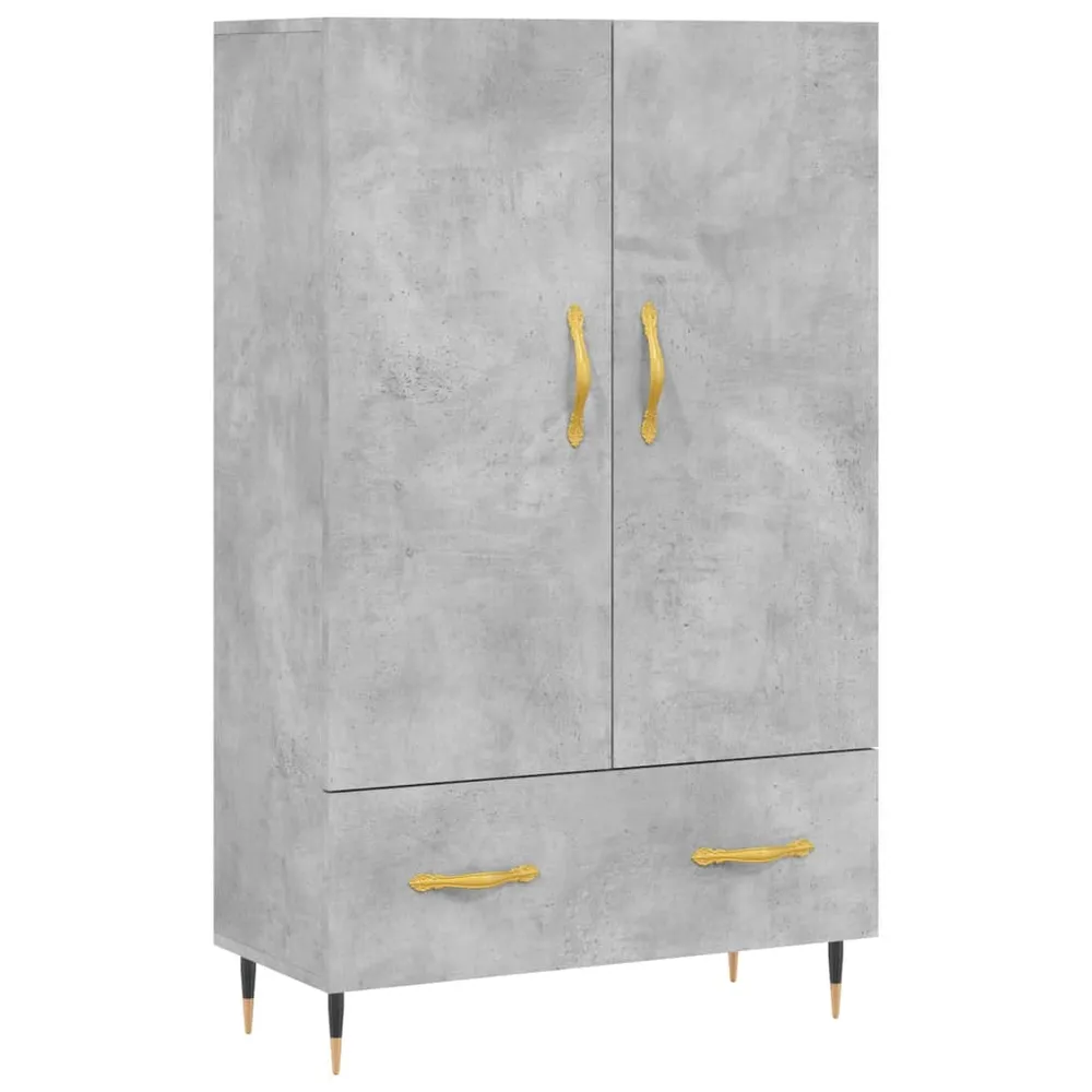Buffet bahut commode armoire meuble de rangement organisateur cuisine salle de séjour salon haut 69,5 x 31 x 115 cm bois d...