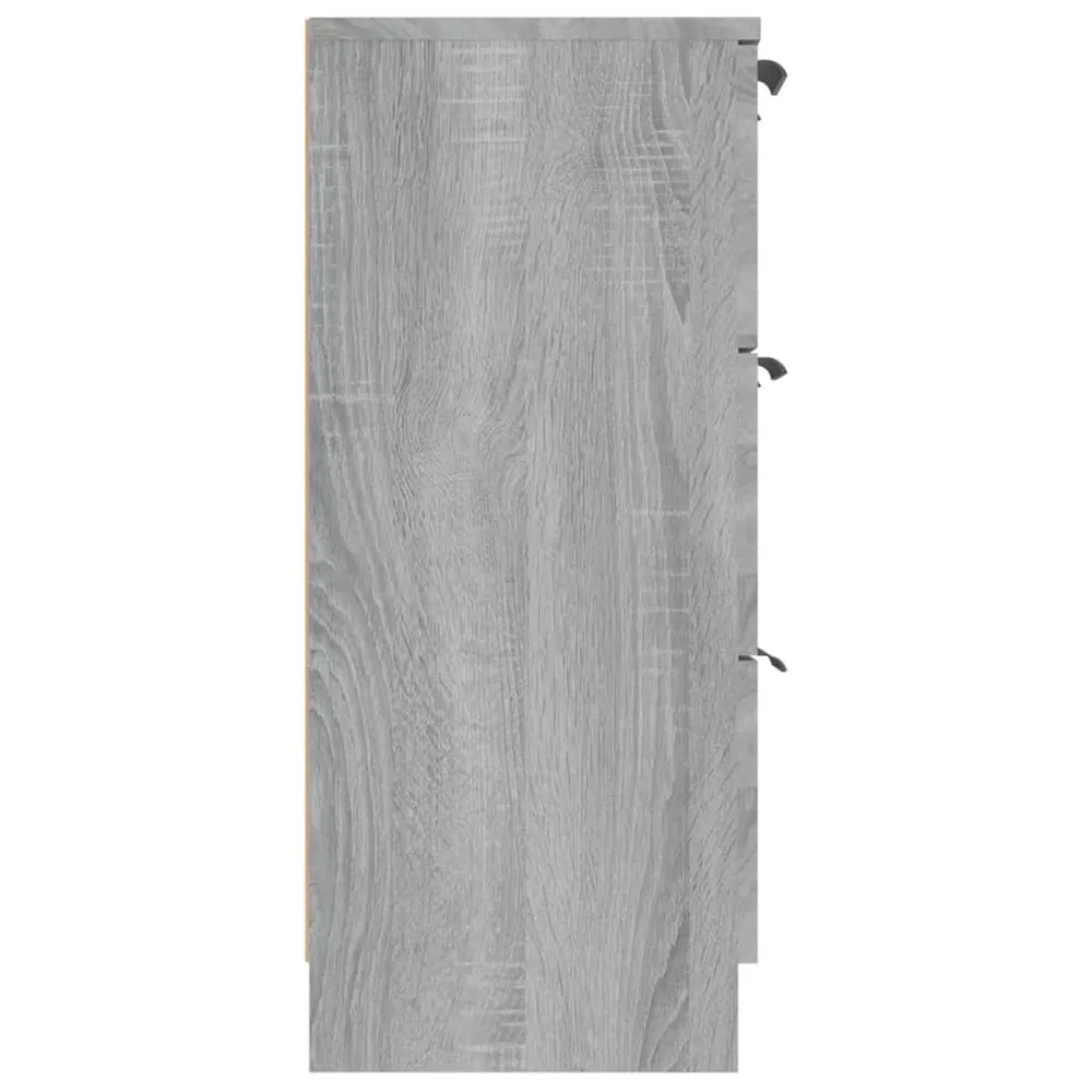 Buffet bahut commode armoire meuble de rangement organisateur cuisine salle de séjour salonsonoma 60 x 30 x 70 cm bois d'i...