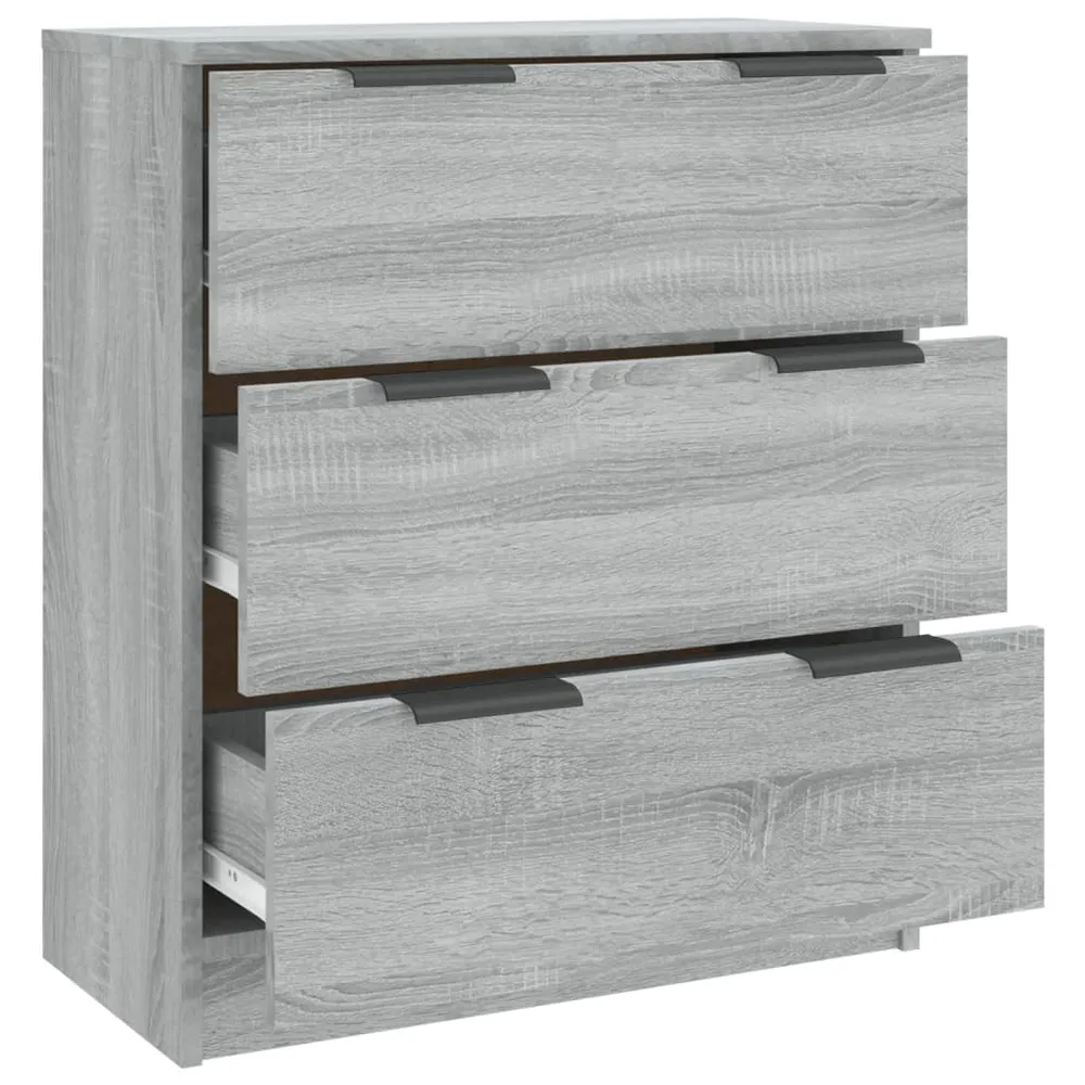 Buffet bahut commode armoire meuble de rangement organisateur cuisine salle de séjour salonsonoma 60 x 30 x 70 cm bois d'i...