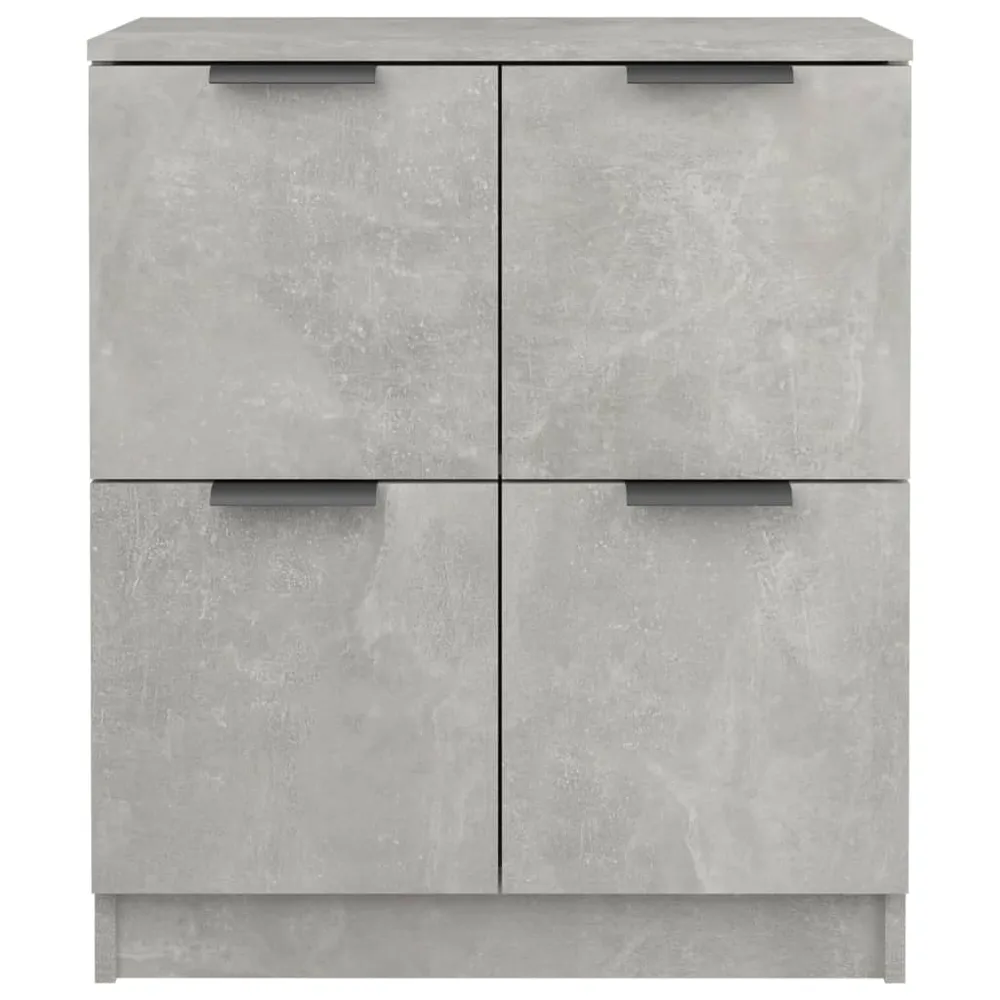 Buffet bahut commode armoire meuble de rangement organisateur cuisine salle de séjour salons lot de 2 60 x 30 x 70 cm bois...