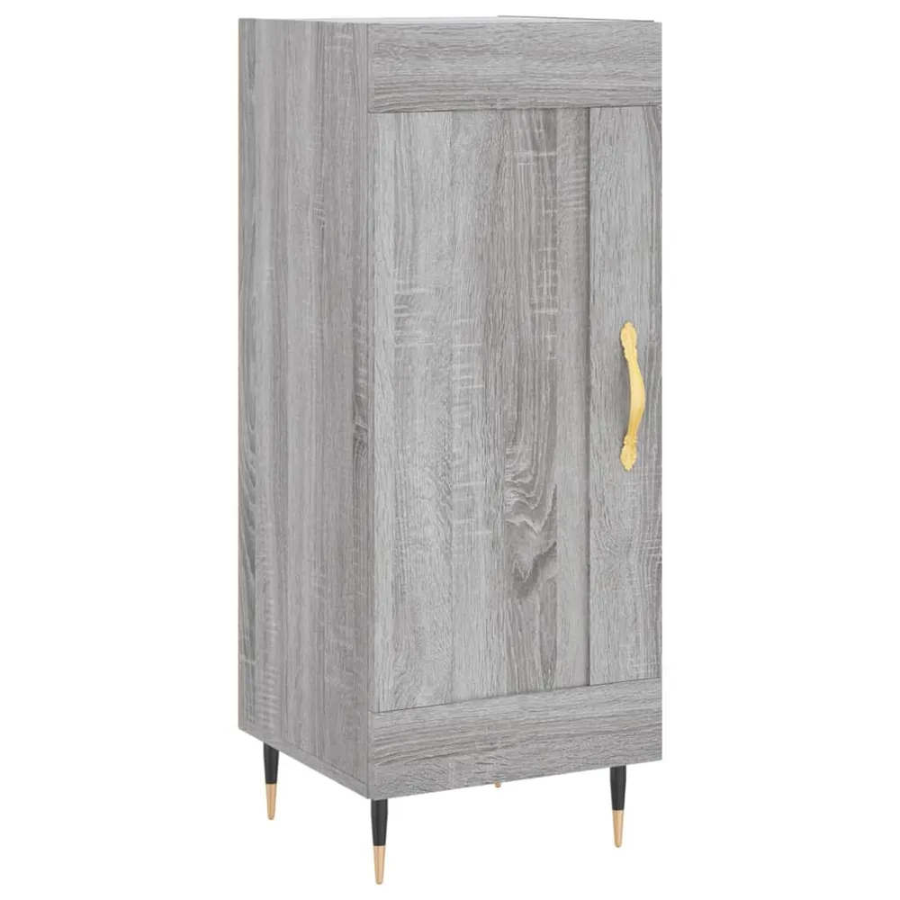 Buffet bahut commode armoire meuble de rangement organisateur cuisine salle de séjour salon sonoma 34,5 x 34 x 90 cm bois...