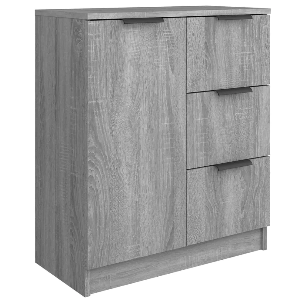 Buffet bahut commode armoire meuble de rangement organisateur cuisine salle de séjour salonsonoma 60 x 30 x 70 cm bois d'i...