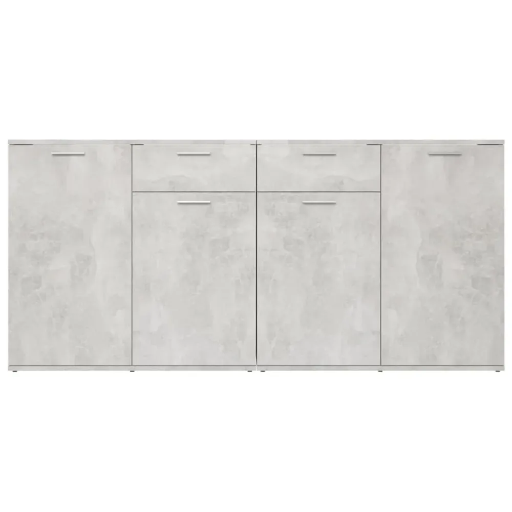 Buffet bahut commode armoire meuble de rangement organisateur cuisine salle de séjour salon 160 x 36 x 75 cm bois d'ingéni...