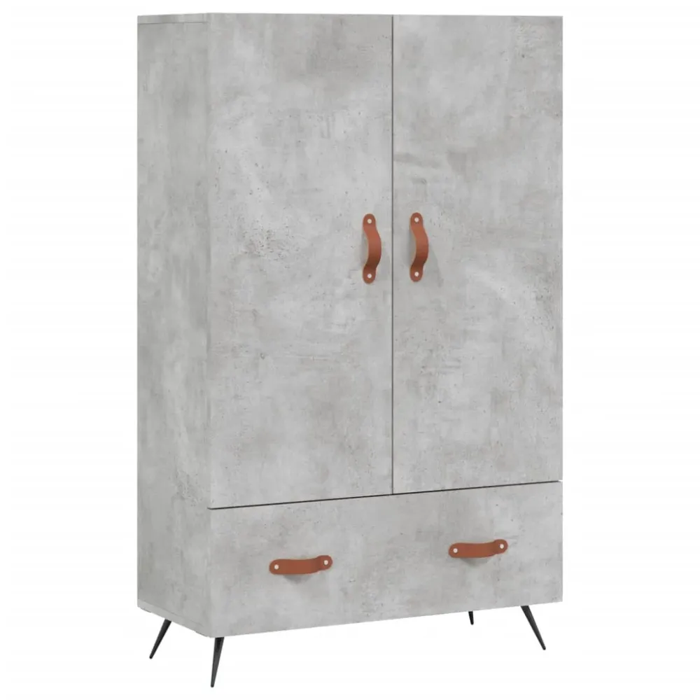 Buffet bahut commode armoire meuble de rangement organisateur cuisine salle de séjour salon haut 69,5 x 31 x 115 cm bois d...