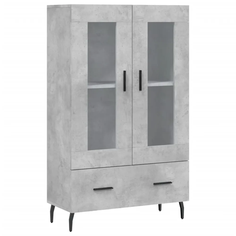 Buffet bahut commode armoire meuble de rangement organisateur cuisine salle de séjour salon haut 69,5 x 31 x 115 cm bois d...