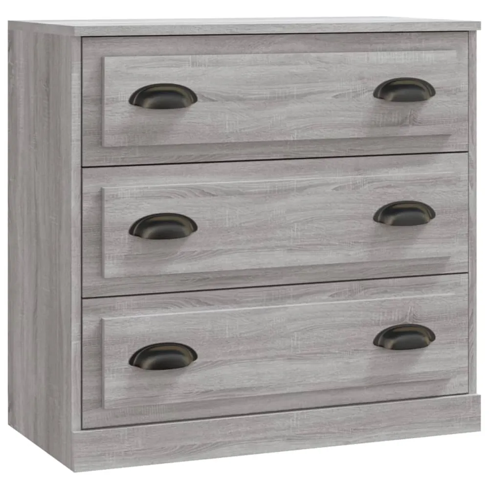 Buffet bahut commode armoire meuble de rangement organisateur cuisine salle de séjour salon sonoma 70 x 35,5 x 67,5 cm boi...
