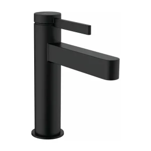 HANSGROHE Mitigeur de lavabo 110 avec tirette et vidage Finoris noir mat Finition Noir Mat
