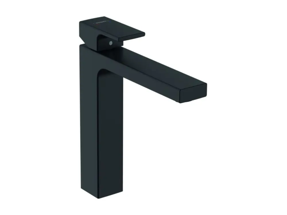 HANSGROHE Mitigeur de lavabo 190 avec tirette et vidage synthétique noir mat Installation Rapide