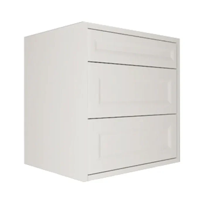 Robinet de baignoire Meuble-lavabo suspendu blanc de 30 po avec 2 tiroirs et comptoir de style Shaker