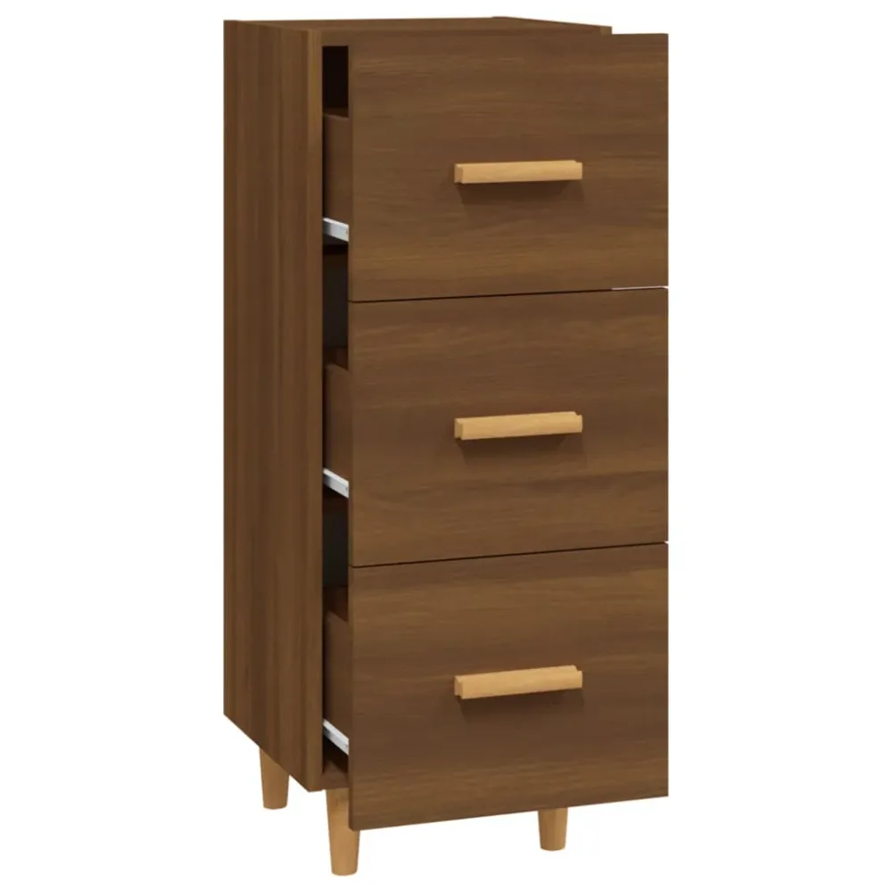 Robinet à détection Buffet bahut commode armoire meuble de rangement organisateur cuisine salle de séjour salon 34,5 x 34...