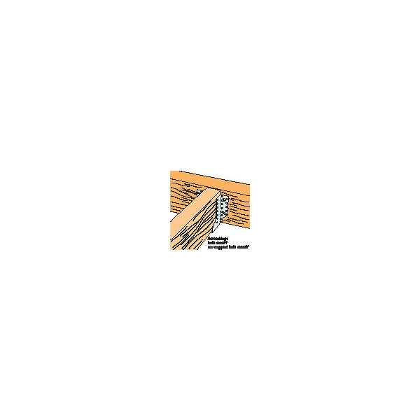 Sabot pour fixation de charpente SAE - Largeur : 50 mm - Hauteur : 125 mm - SIMPSON STRONG-TIE