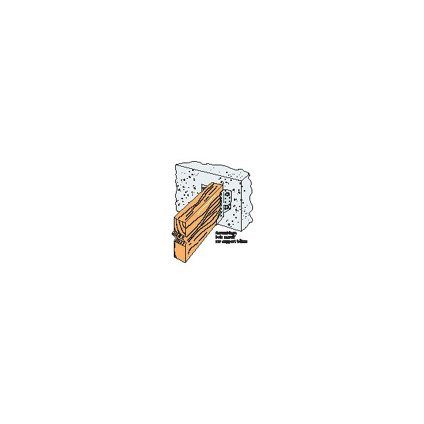 Sabot pour fixation de charpente SAE - Largeur : 120 mm - Hauteur : 130 mm - SIMPSON STRONG-TIE