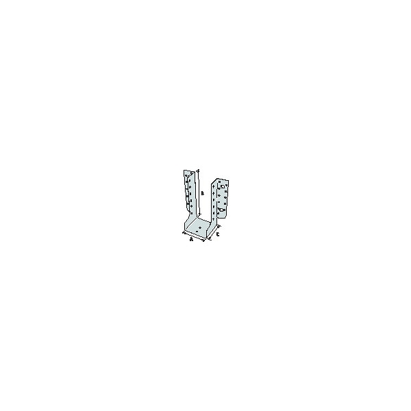 Sabot pour fixation de charpente SAE - Largeur : 120 mm - Hauteur : 130 mm - SIMPSON STRONG-TIE