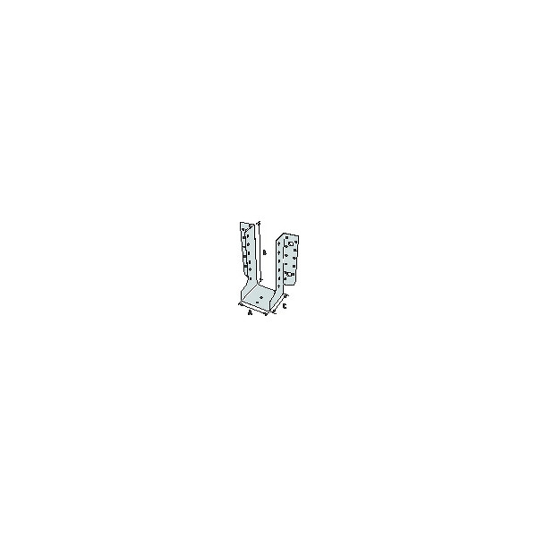 Sabot pour fixation de charpente SAE - Largeur : 80 mm - Hauteur : 180 mm - SIMPSON STRONG-TIE