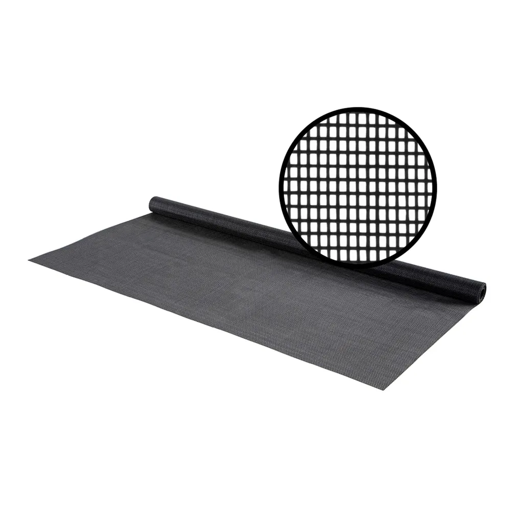 Kit de moustiquaire résistante aux animaux pour fenêtres et portes, 48'' x 84''
