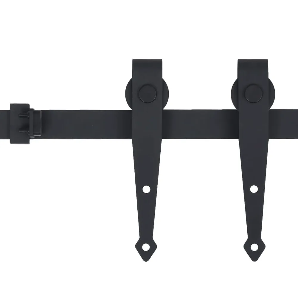 Kit réduit de porte d'armoire coulissante Acier au carbone 152 cm