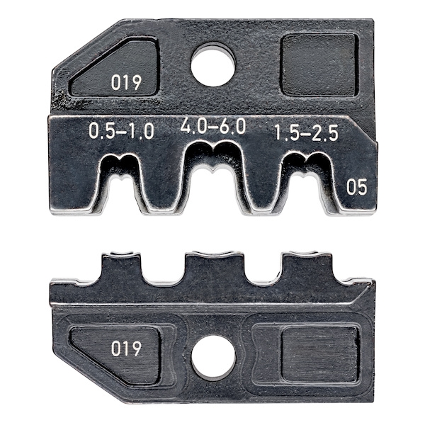 Profil de sertissage 50 x 10 mm pour connecteurs non isolés 0,5 - 6 mm² - KNIPEX